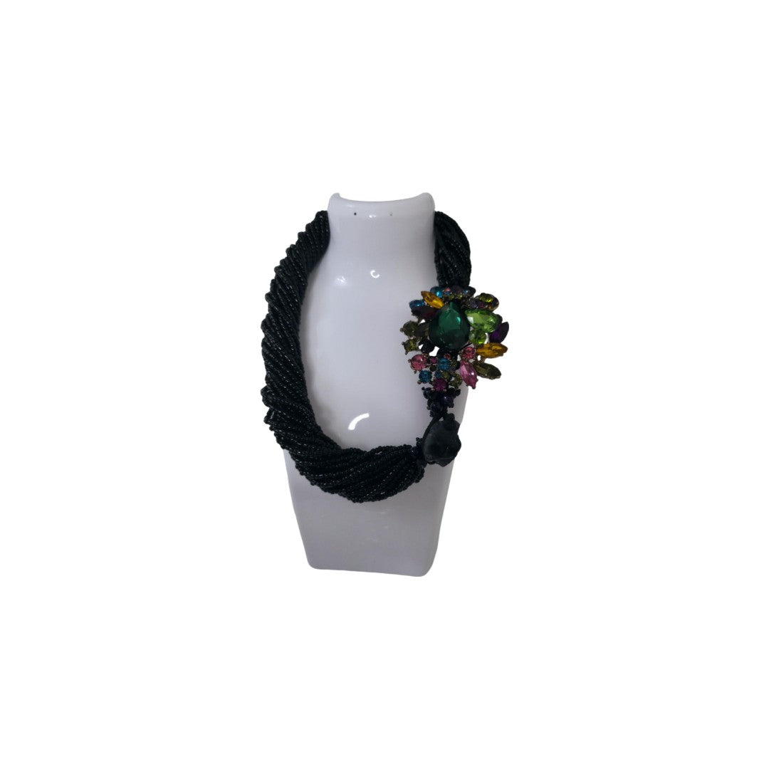 Twisted Bloom Statement Necklace