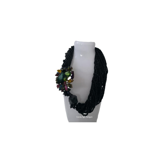 Twisted Bloom Statement Necklace